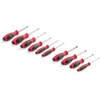 image:imageTEKTON Phillips and Slotted Screwdriver Set  4 Inch Shanks 10Piece 03 38 mm  DWZ90006