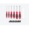 image:imageTEKTON Slotted Screwdriver Set with Modular Organizers  4 8 Inch Shanks 16Piece 314 mm  DWS901046pc 38 mm
