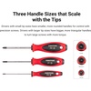 image:imageTEKTON Slotted Screwdriver Set with Modular Organizers  4 8 Inch Shanks 16Piece 314 mm  DWS901049pc 3  14 mm