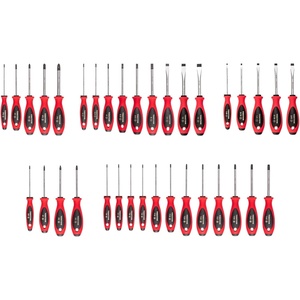 image:imageTEKTON Phillips Slotted Torx Square Screwdriver Set  4 Inch Shanks 35Piece  DWZ90014