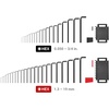 image:imageTEKTON Flat End Hex LKey Set 6Piece 71634 in  KLX9010143pc 005034 in 1319 mm