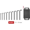 image:imageTEKTON Flat End Hex LKey Set 6Piece 71634 in  KLX901019Piece 1119 mm Rack