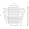 image:imageTEKTON Flat End Hex LKey Set 6Piece 71634 in  KLX901019Piece 1119 mm Rack