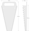 image:imageTEKTON 9Tool Combination Wrench Holder Black  79345  Made in USA13 Slots