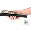 image:imageTEKTON 14Tool 38 Inch Drive Flare Nut Crowfoot Wrench Organizer Rack Black 5161116 in  ORG25114  Made in USA14Tool