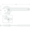 image:imageTEKTON 6 Inch Adjustable Wrench 112 in Jaw Capacity  WSA041229 Inch