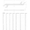 image:imageTEKTON 1 Inch Angle Head Open End Wrench  WAE83225  Made in USA932 Inch