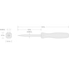 image:imageTEKTON 532 Inch x 612 Inch Straight Mini Pry Bar  LRD82102  Made in USA14 Inch Straight