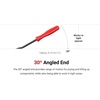 image:imageTEKTON 532 Inch x 612 Inch Straight Mini Pry Bar  LRD82102  Made in USA532 Inch 30Degree