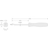 image:imageTEKTON 532 Inch x 612 Inch Straight Mini Pry Bar  LRD82102  Made in USA532 Inch 30Degree