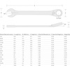 image:imageTEKTON 58 Inch Reversible 12Point Ratcheting Combination Wrench  WRC2331612Inch