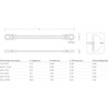 image:imageTEKTON 932 x 1132 Inch Long Flex Head 12Point Ratcheting Box End Wrench  WRB3630712 x 916Inch