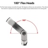image:imageTEKTON 932 x 1132 Inch Long Flex Head 12Point Ratcheting Box End Wrench  WRB3630712 x 916Inch