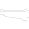 image:imageTEKTON 1 x 1116 Inch 45Degree Offset Box End Wrench  WBE2332578 x 1516 Inch