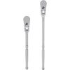 image:imageTEKTON 12 Inch Drive Flex Head QuickRelease Comfort Grip Ratchet Set 2Piece 1012 14 in  SRH92302Nonquickrelease