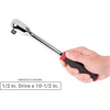 image:imageTEKTON 12 Inch Drive Flex Head QuickRelease Comfort Grip Ratchet Set 2Piece 1012 14 in  SRH92302Nonquickrelease