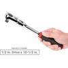image:imageTEKTON 12 Inch Drive Flex Head QuickRelease Comfort Grip Ratchet Set 2Piece 1012 14 in  SRH92302Quickrelease