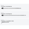 image:imageTEKTON 12 Inch Drive Flex Head QuickRelease Comfort Grip Ratchet Set 2Piece 1012 14 in  SRH92302Quickrelease