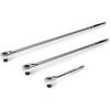 image:imageTEKTON 12 Inch Drive Flex Head QuickRelease Comfort Grip Ratchet Set 2Piece 1012 14 in  SRH92302Quickrelease