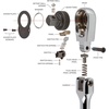 image:imageTEKTON 12 Inch Drive x 14 Inch Flex Head Bent Handle NonQuickRelease Long Ratchet  SRH2321412 Inch Drive x 14 Inch