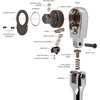 image:imageTEKTON 12 Inch Drive x 14 Inch Flex Head Bent Handle NonQuickRelease Long Ratchet  SRH2321438 Inch Drive x 12 Inch
