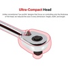 image:imageTEKTON 38 12 Inch Drive NonQuickRelease Comfort Grip ExtraLong Ratchet Set 2Piece 18 24 in  SRH99006QuickRelease