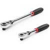 image:imageTEKTON 38 Inch Drive QuickRelease Ratchet Set 4Piece 412 8 12 18 in  SRH91106QuickRelease Comfort Grip Flex Head