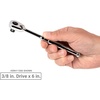 image:imageTEKTON 38 Inch Drive QuickRelease Small Body Ratchet Set 3Piece 3 6 in 6 in flex  SRH99122QuickRelease