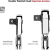 image:imageTEKTON 38 Inch Drive QuickRelease Small Body Ratchet Set 3Piece 3 6 in 6 in flex  SRH99122QuickRelease