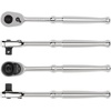 image:imageTEKTON 38 Inch Drive QuickRelease Small Body Ratchet Set 3Piece 3 6 in 6 in flex  SRH99122QuickRelease