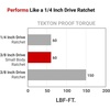 image:imageTEKTON 38 Inch Drive QuickRelease Small Body Ratchet Set 3Piece 3 6 in 6 in flex  SRH99122QuickRelease