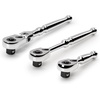 image:imageTEKTON 38 Inch Drive QuickRelease Small Body Ratchet Set 3Piece 3 6 in 6 in flex  SRH99122QuickRelease