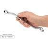 image:imageTEKTON 45Degree Offset Box End Wrench Set with Roll 7Piece 619 mm  WBE2450719Piece 14  114 in  632 mm