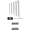 image:imageTEKTON 45Degree Offset Box End Wrench Set with Roll 7Piece 619 mm  WBE245075Piece 141316 in