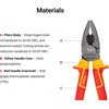 image:imageTEKTON 7 Inch Insulated Combination Pliers  PVG300073pc Set