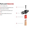 image:imageTEKTON Ball Peen Hammer Set 3Piece 12 16 25 oz  HMA9500112 oz