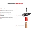 image:imageTEKTON Ball Peen Hammer Set 3Piece 12 16 25 oz  HMA950015Piece 8  12  16  25  32 oz