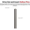 image:imageTEKTON Roll Pin Punch Set 8Piece 11614 in  PNC93001  Made in USARoll Pin Punch