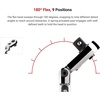 image:imageTEKTON 12 Inch Drive x 1012 Inch Flex Head QuickRelease Comfort Grip Ratchet  SRH3221038 Inch Drive