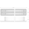 image:imageTEKTON 14 Inch Drive SemiDeep 6Point Impact Socket Set with Rail 13Piece 5321116 in  SID9010948pc 4  17 mm