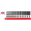 image:imageTEKTON 14 Inch Drive Shallow 12Point Impact Socket Set with Case 29Piece 5321116 in  SID90404Deep