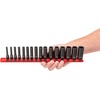 image:imageTEKTON 14 Inch Drive Shallow and Deep 6Point Impact Socket Set with Rails and Trays 58Piece 5321116 in 417 mm  SID90202Deep