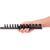 image:imageTEKTON 14 Inch Drive Shallow and Deep 6Point Impact Socket Set with Rails and Trays 58Piece 5321116 in 417 mm  SID90202Standard