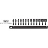 image:imageTEKTON 14 Inch Drive Shallow and Deep 6Point Impact Socket Set with Rails and Trays 58Piece 5321116 in 417 mm  SID90202Standard