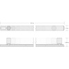 image:imageTEKTON 14 Inch Drive Shallow and Deep 6Point Impact Socket Set with Rails and Trays 58Piece 5321116 in 417 mm  SID90202Standard