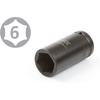 image:imageTEKTON 34 Inch Drive Deep 6Point Impact Socket Set with Case 8Piece 1112 in  48918Piece 1116  112 in