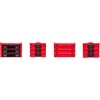 image:imageTEKTON 38 Inch Drive Shallow and Deep 12Point Socket and Ratchet Set in Modular Stacking Tool Box 83Piece 141 in 624 mm  SKT16301