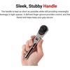 image:imageTEKTON 38 Inch Drive x 412 Inch Flex Head NonQuickRelease Stubby Ratchet  SRH2610412 Inch Drive x 6 Inch Flex Head NonQR