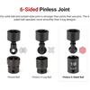 image:imageTEKTON 38 Inch Drive x 7 mm Shallow 6Point Universal Joint Impact Socket  SID18107Inch