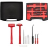 image:imageTEKTON Hammers Pry Bars Punches and Chisels Set with Open Top Drawer and Rack 9Piece  OLB94701
